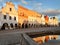 Telc or Teltsch town square, Czech republic