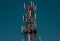 telecom tower, Communication tower with sky background