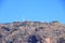 Telecom towers in ambience of pico de la nieves mountains in Gran Canaria Spain