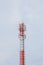 Telecommunication Radio Antenna and Satelite Tower with a sunlig