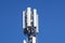 Telecommunication tower of 4G and 5G cellular. Cell Site Base Station. Wireless Communication Antenna Transmitter