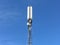 Telecommunication tower. Digital wireless communication system. Basic station mobile phone. 5G of the smart antenna of a basic rad