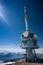 Telecommunication tower on the top of mount Rigi, Switzerland