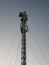 Telecommunications antenna metal pylon structure n