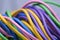 Telecommunications colorful cables