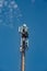 Telecommunications equipment - directional mobile phone antenna dishes. Wireless communication
