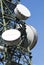 Telecommunications tower - detail