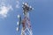 Telecommunications and Wireless Cell Equipment Tower with Directional Mobile Phone Antenna III