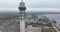 Telecomtower in Lelystad, broadcasting tower overlooking Lelystad overlooking the Oostvaardersplassen. Media broadcast
