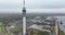 Telecomtower in Lelystad, broadcasting tower overlooking Lelystad overlooking the Oostvaardersplassen. Media broadcast