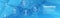 Telemedicine header banner for web - icon set with telehealth, e