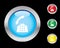 Telephone answered icons