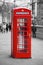 Telephone booth in London