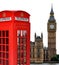 Telephone box and the Big Ben