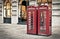 Telephone box in London