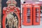 Telephone boxes in London