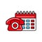telephone calendar online shopping logistic
