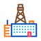 Telephone connection station tower icon vector outline illustration