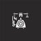 telephone icon. Filled telephone icon for website design and mobile, app development. telephone icon from filled history of phones