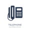 Telephone icon. Trendy flat vector Telephone icon on white backg