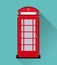 Telephone icon. United kingdom design. graphic