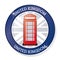 Telephone icon. United kingdom design. graphic