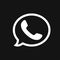 Telephone icon, Whatsapp icon vector sign symbol for design