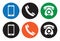 Telephone icons