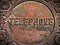 Telephone Manhole Cover, Cast Iron