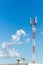 Telephone mast on Blue sky