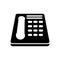 Telephone silhouette. Business icon