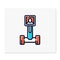 Telepresence robot color icon