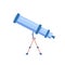 Telescope cartoon vector illustration