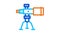 Telescope Equipment Icon Animation