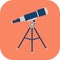 Telescope Flat Icon