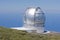 Telescope at highest peak of La Palma, Spain