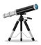 Telescope magnification equipment. Old spyglass