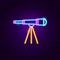 Telescope Neon Label