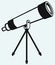 Telescope in tripod