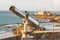 Telescope and View from Saint-Malo, Normandy, France