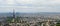 Telescope viewer and city skyline at daytime. Paris, France