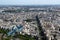 Telescope viewer and city skyline at daytime. Paris, France