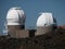 Telescopes on top of Mauna Kea Mountain, Big Island, Hawaii