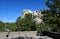 Telescopes at a viewing area at Mount Rushmore National Monument in South Dakotas Black Hills