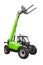 A telescopic handler, also called a telehandler