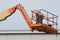 telescopic platform crane machine work lift hydraulic high mobile