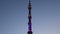 Television Ostankino tower at Night, Moscow, Russia