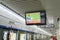 Television in subway
