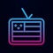 Television, usa nolan icon. Simple thin line, outline vector of 4th of july icons for ui and ux, website or mobile application