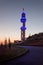 Telkom tower Pretoria street view at night